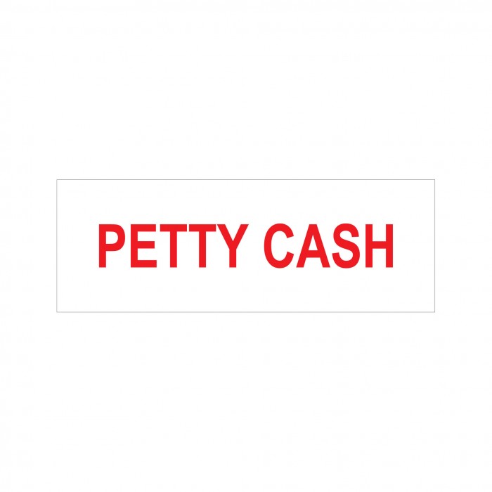 Petty Cash Stock Stamp 4911/152 38x14mm